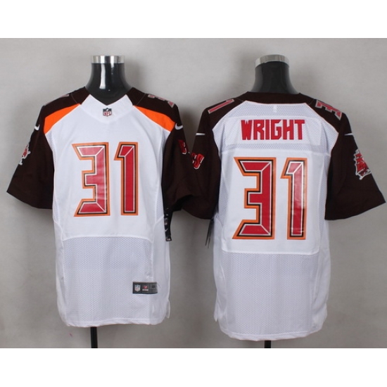 Nike Tampa Bay Buccaneers #31 Major Wright White Mens Stitched NFL New Elite Jersey Nike Tampa Bay Buccaneers #31 Major Wright White Mens Stitched NFL New Elite Jersey