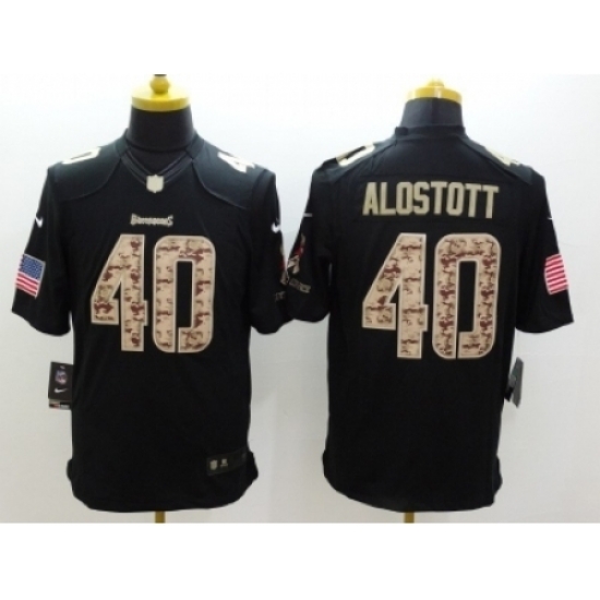 Nike Tampa Bay Buccaneers 40 Mike Alostott black Limited Salute to Service NFL Jersey Nike Tampa Bay Buccaneers 40 Mike Alostott black Limited Salute to Service NFL Jersey