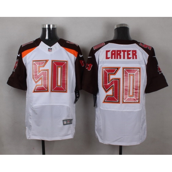 Nike Tampa Bay Buccaneers #50 Bruce Carter White Mens Stitched NFL New Elite Jersey Nike Tampa Bay Buccaneers #50 Bruce Carter White Mens Stitched NFL New Elite Jersey