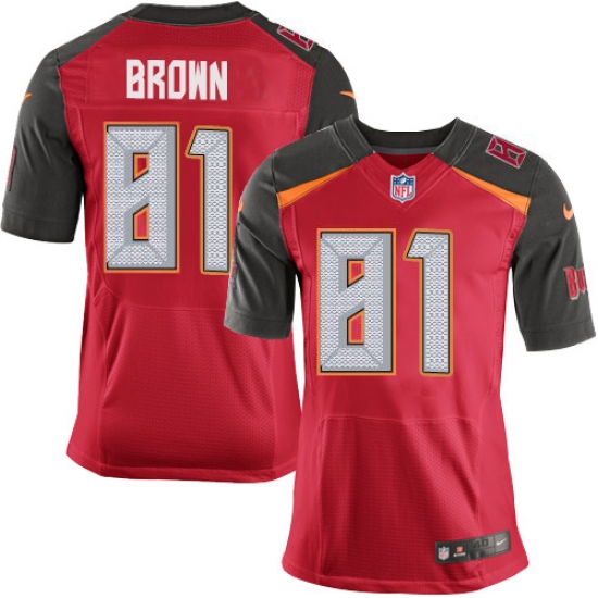 Nike Tampa Bay Buccaneers 81 Antonio Brown Red Team Color Men Stitched NFL Vapor Untouchable Elite Jersey Nike Tampa Bay Buccaneers 81 Antonio Brown Red Team Color Men Stitched NFL Vapor Untouchable Elite Jersey