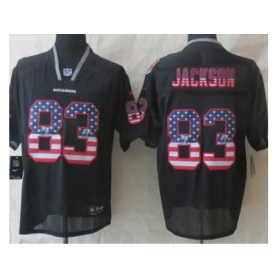 Nike Tampa Bay Buccaneers 83 Vincent Jackson Black Elite USA Flag Fashion NFL Jersey Nike Tampa Bay Buccaneers 83 Vincent Jackson Black Elite USA Flag Fashion NFL Jersey