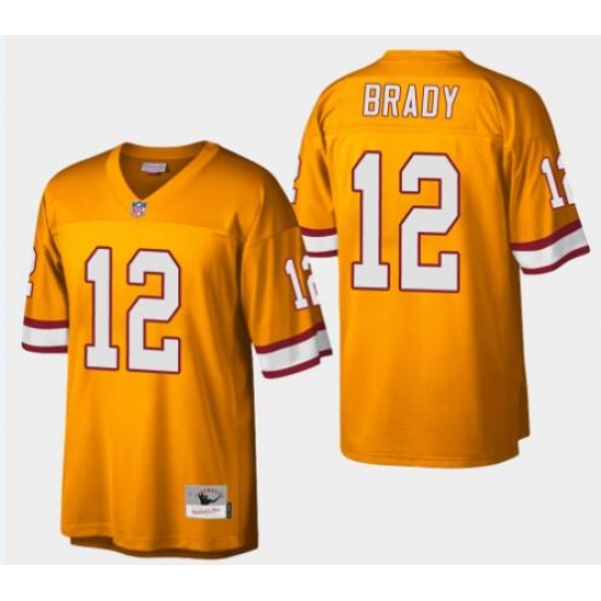 Tampa Bay Buccaneers #12 Tom Brady Legacy Throwback Orange Jersey Tampa Bay Buccaneers #12 Tom Brady Legacy Throwback Orange Jersey
