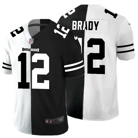 Tampa Bay Buccaneers 12 Tom Brady Men Black V White Peace Split Nike Vapor Untouchable Limited NFL Jersey Tampa Bay Buccaneers 12 Tom Brady Men Black V White Peace Split Nike Vapor Untouchable Limited NFL Jersey
