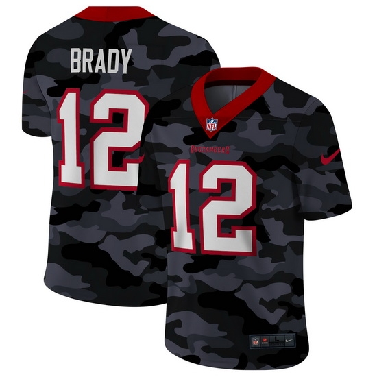 Tampa Bay Buccaneers 12 Tom Brady Men Nike 2020 Black CAMO Vapor Untouchable Limited Stitched NFL Jersey Tampa Bay Buccaneers 12 Tom Brady Men Nike 2020 Black CAMO Vapor Untouchable Limited Stitched NFL Jersey