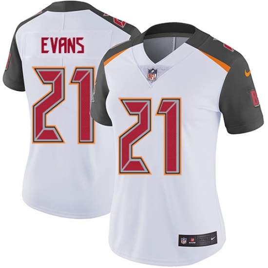 Nike Buccaneers #21 Justin Evans White Womens Stitched NFL Vapor Untouchable Limited Jersey Nike Buccaneers #21 Justin Evans White Womens Stitched NFL Vapor Untouchable Limited Jersey