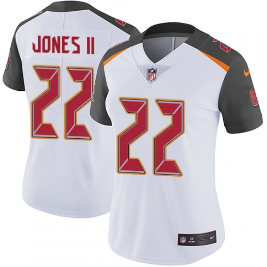 Nike Buccaneers #22 Ronald Jones II White Womens Stitched NFL Vapor Untouchable Limited Jersey Nike Buccaneers #22 Ronald Jones II White Womens Stitched NFL Vapor Untouchable Limited Jersey