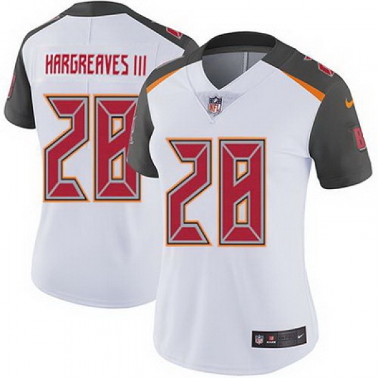 Nike Buccaneers #28 Vernon Hargreaves III White Womens Stitched NFL Vapor Untouchable Limited Jersey Nike Buccaneers #28 Vernon Hargreaves III White Womens Stitched NFL Vapor Untouchable Limited Jersey