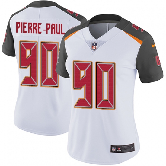 Nike Buccaneers #90 Jason Pierre Paul White Womens Stitched NFL Vapor Untouchable Limited Jersey Nike Buccaneers #90 Jason Pierre Paul White Womens Stitched NFL Vapor Untouchable Limited Jersey