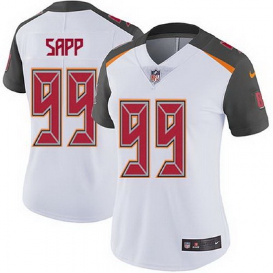 Nike Buccaneers #99 Warren Sapp White Womens Stitched NFL Vapor Untouchable Limited Jersey Nike Buccaneers #99 Warren Sapp White Womens Stitched NFL Vapor Untouchable Limited Jersey