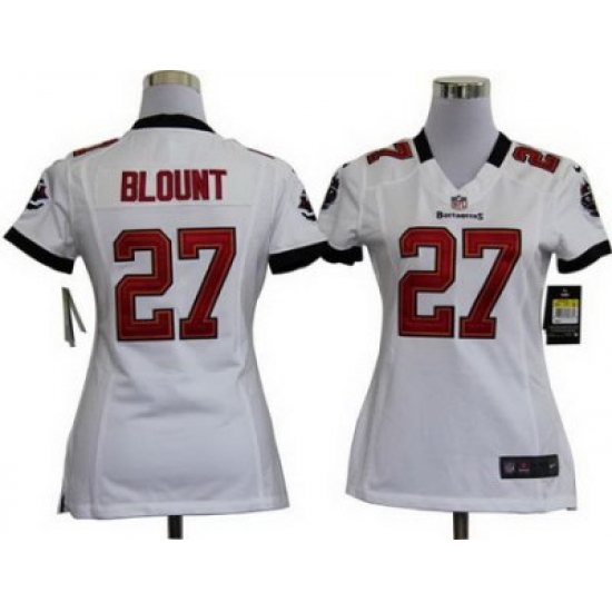 Women Nike Tampa Bay Buccaneers 27 LeGarrette Blount White Nike NFL Jersey Women Nike Tampa Bay Buccaneers 27 LeGarrette Blount White Nike NFL Jersey