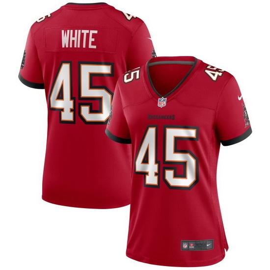 Women Nike Tampa Bay Buccaneers 45 Devin White Red Vapor Limited Football Jersey Women Nike Tampa Bay Buccaneers 45 Devin White Red Vapor Limited Football Jersey
