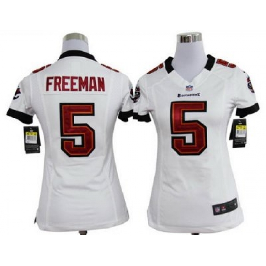 Women Nike Tampa Bay Buccaneers 5 Freeman White Jersey Women Nike Tampa Bay Buccaneers 5 Freeman White Jersey