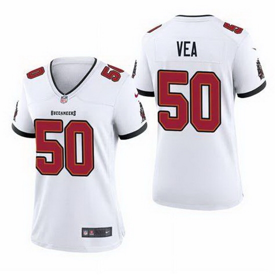 Women Nike Tampa Bay Buccaneers 50 Vita Vea White Vapor Limited Jersey Women Nike Tampa Bay Buccaneers 50 Vita Vea White Vapor Limited Jersey