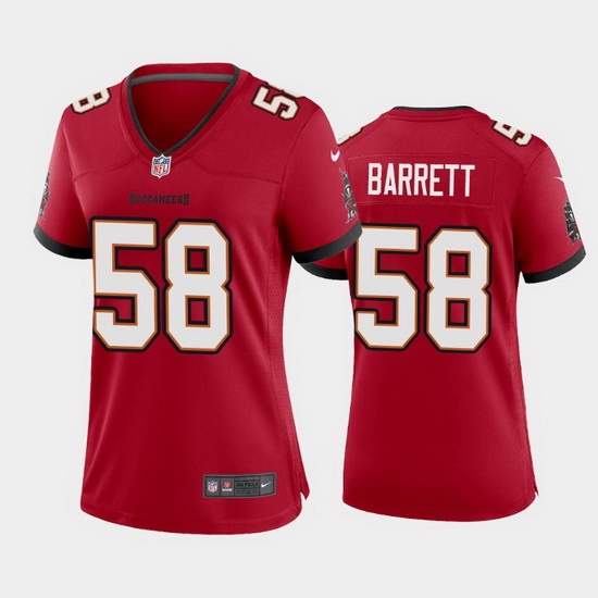 Women Nike Tampa Bay Buccaneers 58 Shaquil Barrett Red Vapor Limited Jersey Women Nike Tampa Bay Buccaneers 58 Shaquil Barrett Red Vapor Limited Jersey