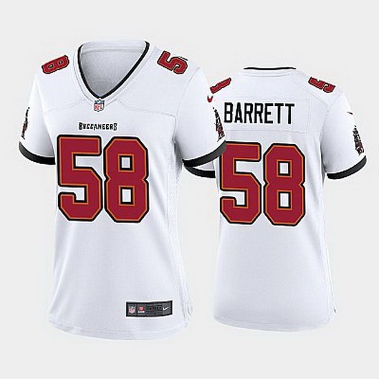 Women Nike Tampa Bay Buccaneers 58 Shaquil Barrett White Vapor Limited Jersey Women Nike Tampa Bay Buccaneers 58 Shaquil Barrett White Vapor Limited Jersey