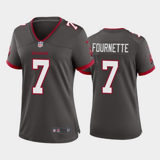 Women Nike Tampa Bay Buccaneers 7 Leonard Fournette Pewter Alternate Vapor Limited Jersey Women Nike Tampa Bay Buccaneers 7 Leonard Fournette Pewter Alternate Vapor Limited Jersey