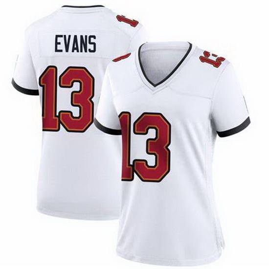 Women Tampa Bay Buccaneers 13 Mike Evans Nike White Vapor Limited Jersey Women Tampa Bay Buccaneers 13 Mike Evans Nike White Vapor Limited Jersey