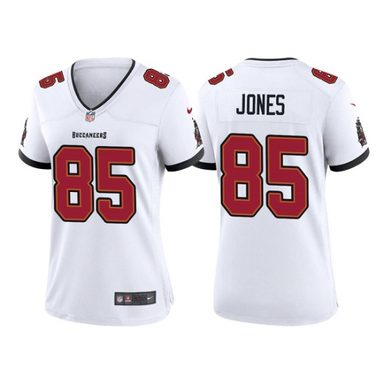 Women Tampa Bay Buccaneers 85 Julio Jones White Stitched Game Jersey Women Tampa Bay Buccaneers 85 Julio Jones White Stitched Game Jersey