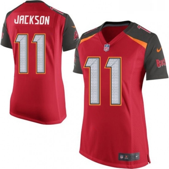 Womens Nike Tampa Bay Buccaneers 11 DeSean Jackson Game Red Team Color NFL Jersey Womens Nike Tampa Bay Buccaneers 11 DeSean Jackson Game Red Team Color NFL Jersey