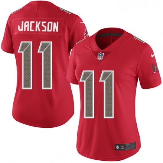 Womens Nike Tampa Bay Buccaneers 11 DeSean Jackson Limited Red Rush Vapor Untouchable NFL Jersey Womens Nike Tampa Bay Buccaneers 11 DeSean Jackson Limited Red Rush Vapor Untouchable NFL Jersey
