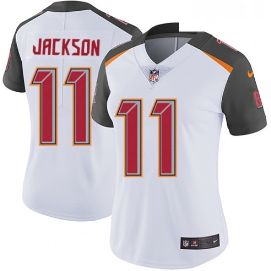 Womens Nike Tampa Bay Buccaneers 11 DeSean Jackson White Vapor Untouchable Limited Player NFL Jersey Womens Nike Tampa Bay Buccaneers 11 DeSean Jackson White Vapor Untouchable Limited Player NFL Jersey