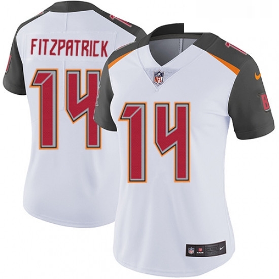 Womens Nike Tampa Bay Buccaneers 14 Ryan Fitzpatrick Elite White NFL Jersey Womens Nike Tampa Bay Buccaneers 14 Ryan Fitzpatrick Elite White NFL Jersey