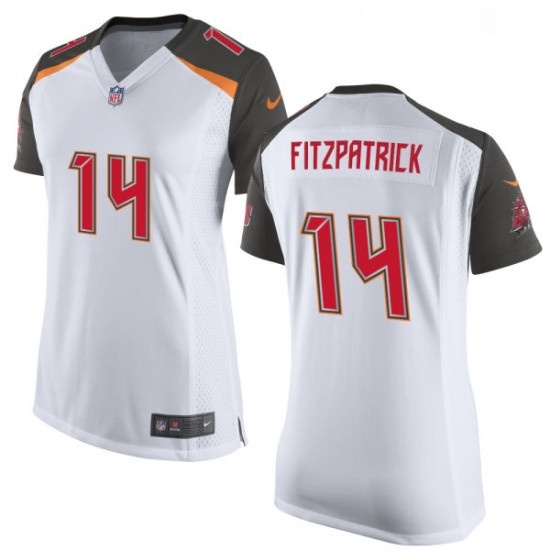Womens Nike Tampa Bay Buccaneers 14 Ryan Fitzpatrick Game White NFL Jersey Womens Nike Tampa Bay Buccaneers 14 Ryan Fitzpatrick Game White NFL Jersey