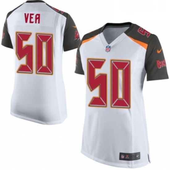 Womens Nike Tampa Bay Buccaneers 50 Vita Vea Game White NFL Jersey Womens Nike Tampa Bay Buccaneers 50 Vita Vea Game White NFL Jersey