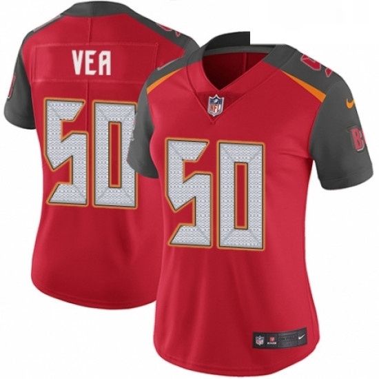 Womens Nike Tampa Bay Buccaneers 50 Vita Vea Red Team Color Vapor Untouchable Elite Player NFL Jersey Womens Nike Tampa Bay Buccaneers 50 Vita Vea Red Team Color Vapor Untouchable Elite Player NFL Jersey