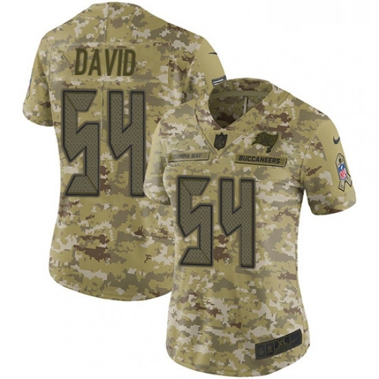 Womens Nike Tampa Bay Buccaneers 54 Lavonte David Limited Camo 2018 Salute to Service NFL Jersey Womens Nike Tampa Bay Buccaneers 54 Lavonte David Limited Camo 2018 Salute to Service NFL Jersey