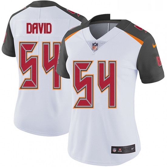 Womens Nike Tampa Bay Buccaneers 54 Lavonte David White Vapor Untouchable Limited Player NFL Jersey Womens Nike Tampa Bay Buccaneers 54 Lavonte David White Vapor Untouchable Limited Player NFL Jersey
