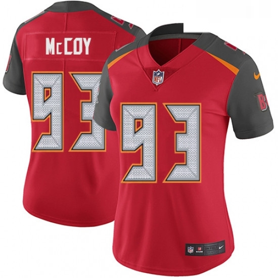 Womens Nike Tampa Bay Buccaneers 93 Gerald McCoy Elite Red Team Color NFL Jersey Womens Nike Tampa Bay Buccaneers 93 Gerald McCoy Elite Red Team Color NFL Jersey