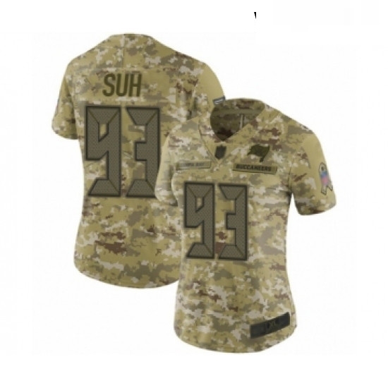 Womens Tampa Bay Buccaneers 93 Ndamukong Suh Limited Camo 2018 Salute to Service Football Jersey Womens Tampa Bay Buccaneers 93 Ndamukong Suh Limited Camo 2018 Salute to Service Football Jersey