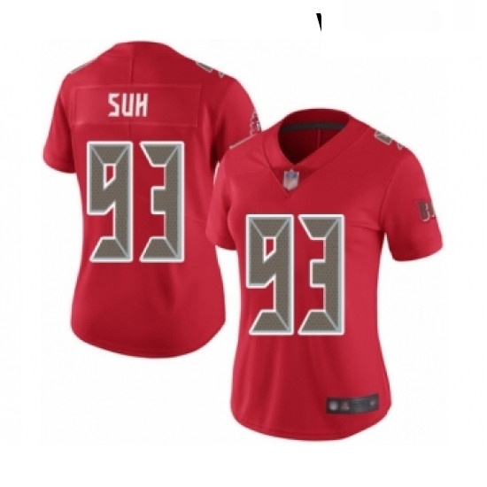 Womens Tampa Bay Buccaneers 93 Ndamukong Suh Limited Red Rush Vapor Untouchable Football Jersey Womens Tampa Bay Buccaneers 93 Ndamukong Suh Limited Red Rush Vapor Untouchable Football Jersey