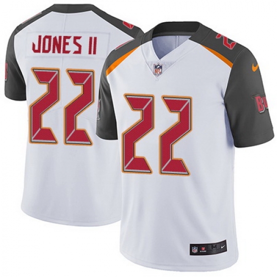 Nike Buccaneers #22 Ronald Jones II White Youth Stitched NFL Vapor Untouchable Limited Jersey Nike Buccaneers #22 Ronald Jones II White Youth Stitched NFL Vapor Untouchable Limited Jersey