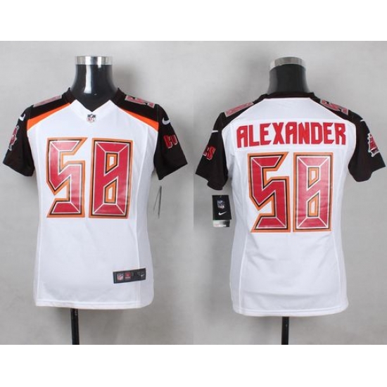 Nike Buccaneers #58 Kwon Alexander White Youth Stitched NFL New Elite Jersey Nike Buccaneers #58 Kwon Alexander White Youth Stitched NFL New Elite Jersey