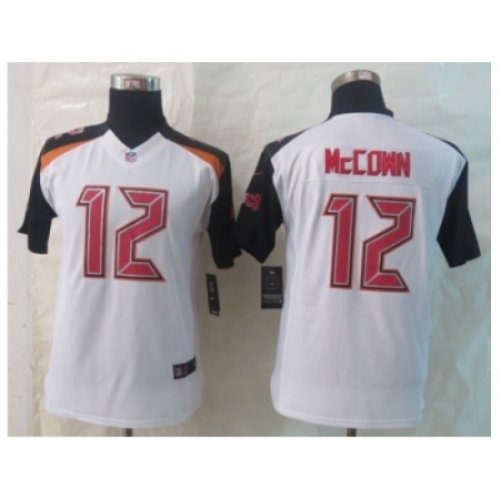 Nike Youth Tampa Bay Buccaneers #12 McCown White Jerseys(2014 New) Nike Youth Tampa Bay Buccaneers #12 McCown White Jerseys(2014 New)