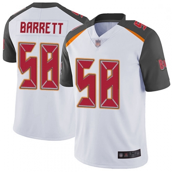 Youth Buccaneers 58 Shaquil Barrett White Stitched Football Vapor Untouchable Limited Jersey Youth Buccaneers 58 Shaquil Barrett White Stitched Football Vapor Untouchable Limited Jersey