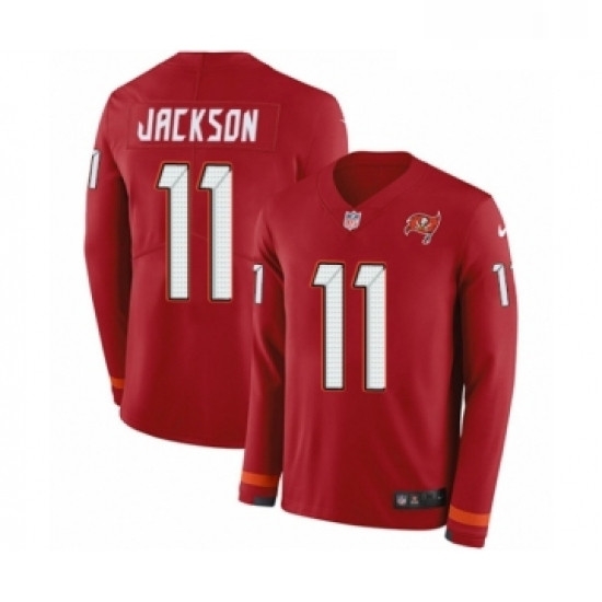 Youth Nike Tampa Bay Buccaneers 11 DeSean Jackson Limited Red Therma Long Sleeve NFL Jersey Youth Nike Tampa Bay Buccaneers 11 DeSean Jackson Limited Red Therma Long Sleeve NFL Jersey