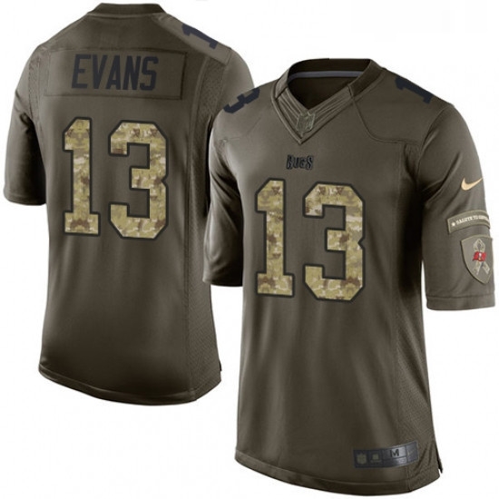 Youth Nike Tampa Bay Buccaneers 13 Mike Evans Elite Green Salute to Service NFL Jersey Youth Nike Tampa Bay Buccaneers 13 Mike Evans Elite Green Salute to Service NFL Jersey