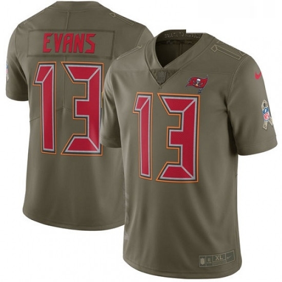 Youth Nike Tampa Bay Buccaneers 13 Mike Evans Limited Olive 2017 Salute to Service NFL Jersey Youth Nike Tampa Bay Buccaneers 13 Mike Evans Limited Olive 2017 Salute to Service NFL Jersey