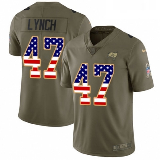 Youth Nike Tampa Bay Buccaneers 47 John Lynch Limited OliveUSA Flag 2017 Salute to Service NFL Jersey Youth Nike Tampa Bay Buccaneers 47 John Lynch Limited OliveUSA Flag 2017 Salute to Service NFL Jersey