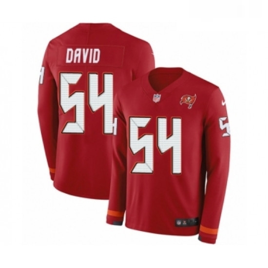 Youth Nike Tampa Bay Buccaneers 54 Lavonte David Limited Red Therma Long Sleeve NFL Jersey Youth Nike Tampa Bay Buccaneers 54 Lavonte David Limited Red Therma Long Sleeve NFL Jersey