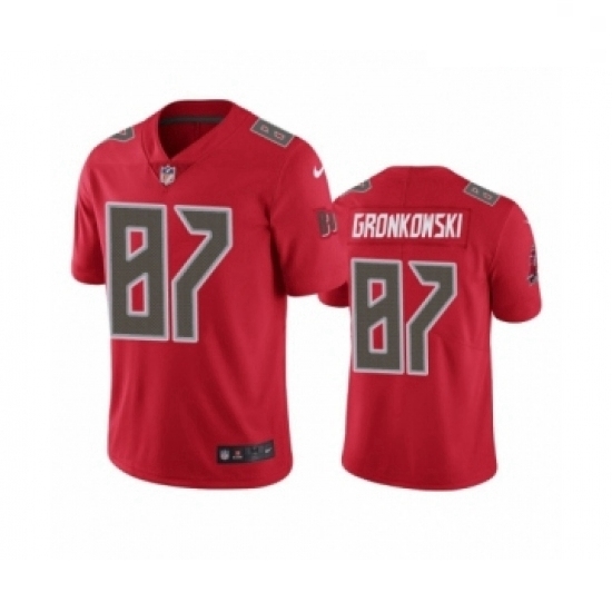 Youth Tampa Bay Buccaneers #87 Rob Gronkowski Color Rush Limited Red Jersey Youth Tampa Bay Buccaneers #87 Rob Gronkowski Color Rush Limited Red Jersey