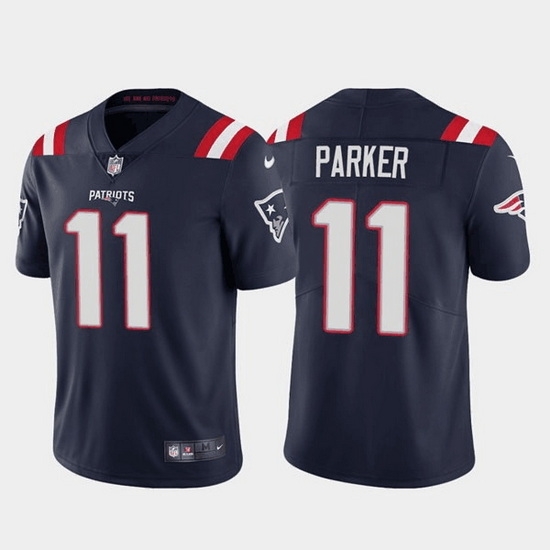 Men New England Patriots 11 DeVante Parker Navy Vapor Untouchable Limited Stitched jersey Men New England Patriots 11 DeVante Parker Navy Vapor Untouchable Limited Stitched jersey