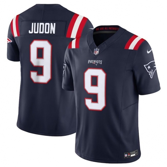 Men New England Patriots 9 Matthew Judon Navy 2023 F U S E Vapor Limited Stitched Football Jersey Men New England Patriots 9 Matthew Judon Navy 2023 F U S E Vapor Limited Stitched Football Jersey