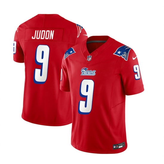 Men New England Patriots 9 Matthew Judon Red 2023 F U S E Throwback Limited Stitched Football Jersey Men New England Patriots 9 Matthew Judon Red 2023 F U S E Throwback Limited Stitched Football Jersey