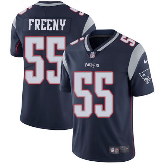 Men Nike New England Patriots #55 Jonathan Freeny Navy Blue Vapor Limited Jersey Men Nike New England Patriots #55 Jonathan Freeny Navy Blue Vapor Limited Jersey