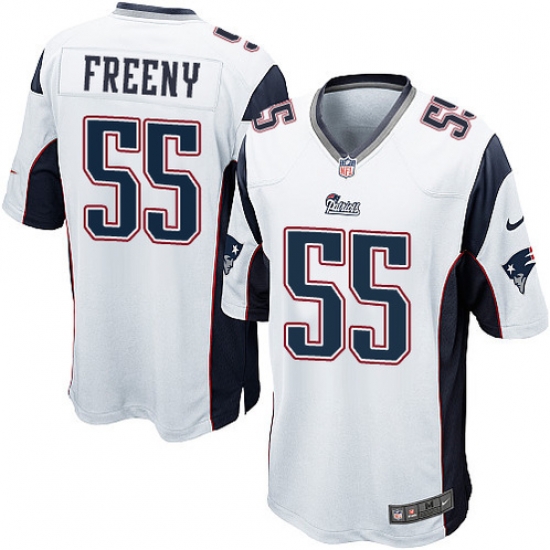 Men Nike New England Patriots #55 Jonathan Freeny White Elite Jersey Men Nike New England Patriots #55 Jonathan Freeny White Elite Jersey