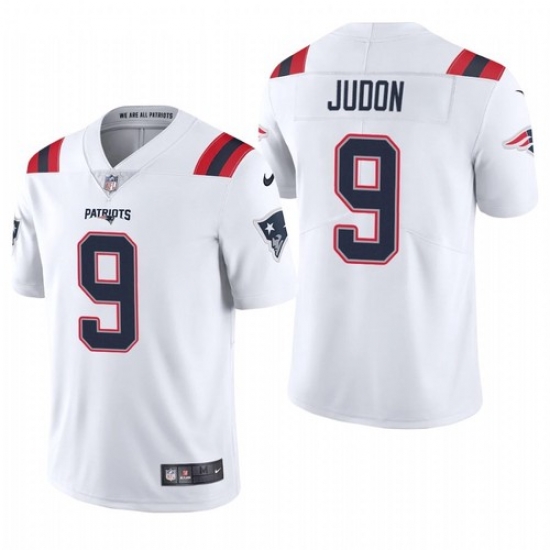 Men Nike New England Patriots Matt Judon #9 White Vapor Limited Jersey Men Nike New England Patriots Matt Judon #9 White Vapor Limited Jersey